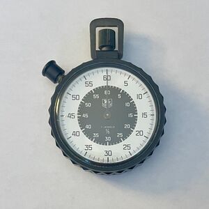 TAG Heuer Military Stopwatch Left Trigger 758.901 7-Jewel Vintage 1/5 sec